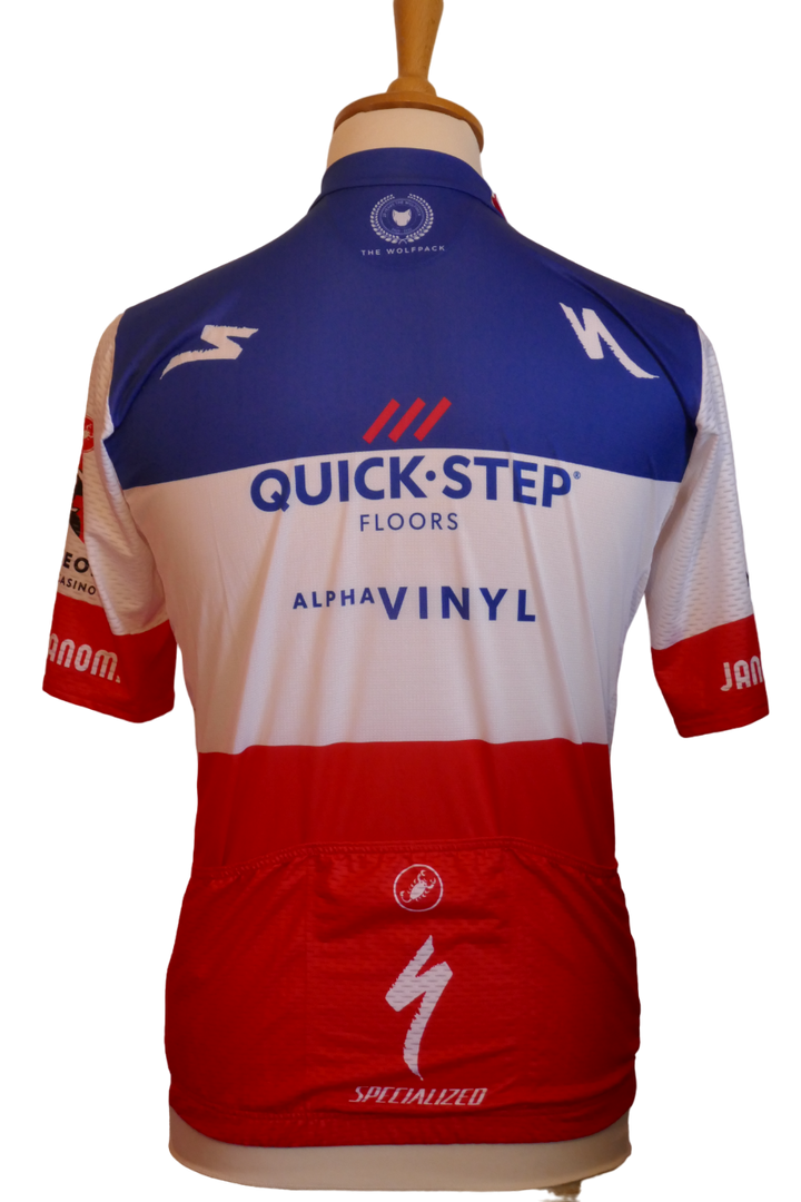 Quick Step 2022 - Florian Senechal - Maillot Champion de France signé _ (XL) #02346