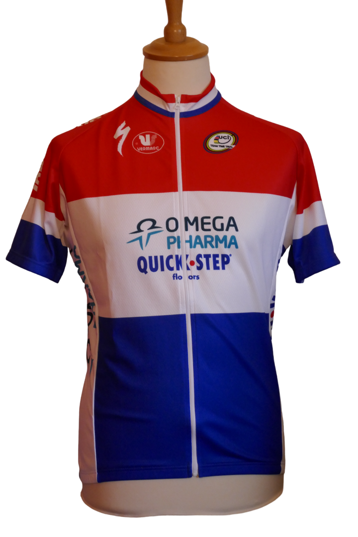 Quick Step 2012 - Niki Terpstra - Maillot Champion des pays-Bas _ (XL) #00840
