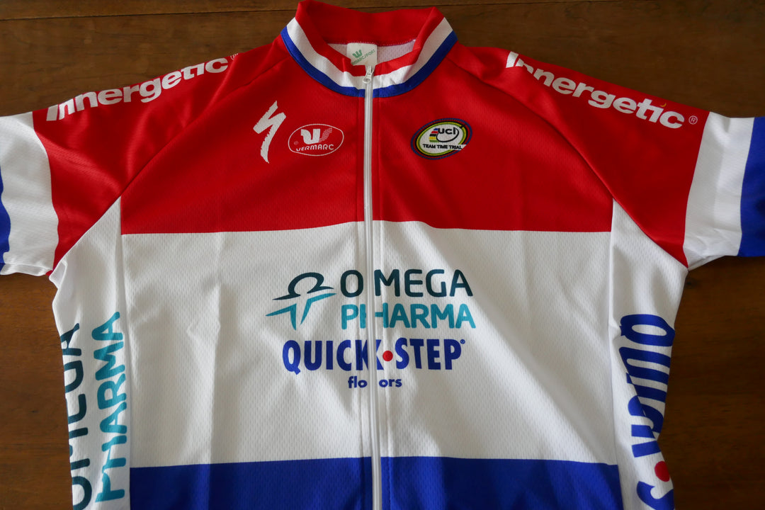 Quick Step 2012 - Niki Terpstra - Maillot Champion des pays-Bas _ (XL) #00840