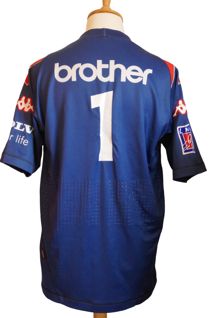 Stade Français 2003/04 - Sylvain Marconnet - Maillot porté et signé par Nick Mallett _ (3XL) #02823