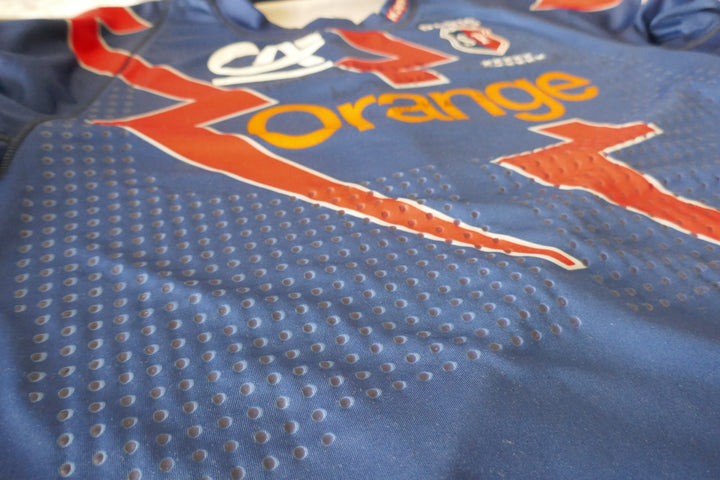 Stade Français 2003/04 - Sylvain Marconnet - Maillot porté et signé par Nick Mallett _ (3XL) #02823