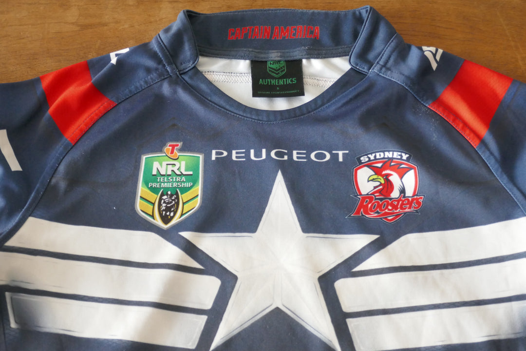 Sydney Roosters XIII 2015 - Maillot Captain America _ (S) #02820