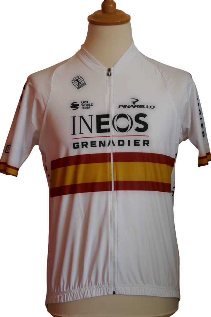 Ineos 2022 - Carlos Rodriguez - Maillot Champion d'Espagne _ (XXL) #02842