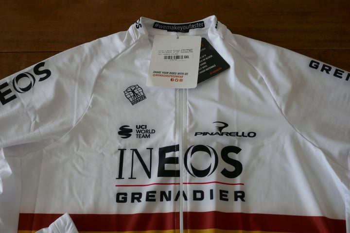 Ineos 2022 - Carlos Rodriguez - Maillot Champion d'Espagne _ (XXL) #02842