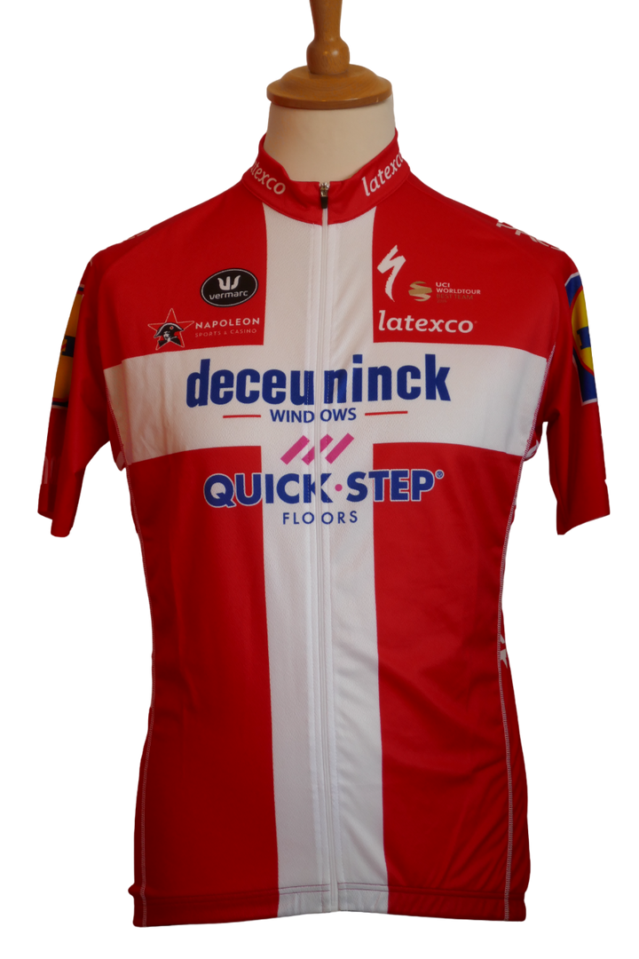 Quick Step 2019 - Kasper Asgreen - Maillot Champion du Danemark _ (3XL) #02843