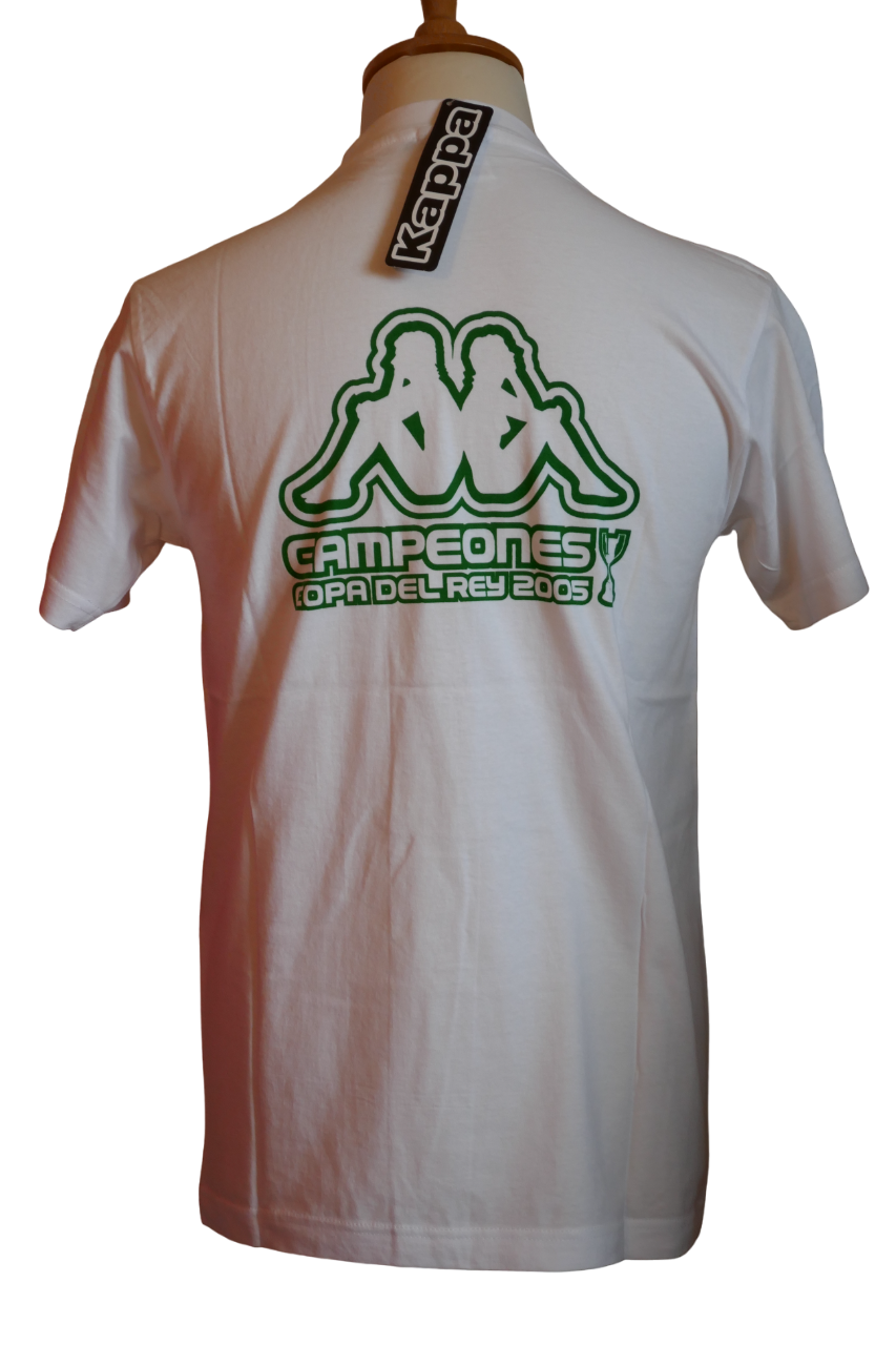 Betis Seville - T-Shirt Vainqueur Coupe du Roi 2005 _ (L) #02853