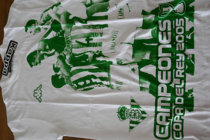 Betis Seville - T-Shirt Vainqueur Coupe du Roi 2005 _ (M) #02854