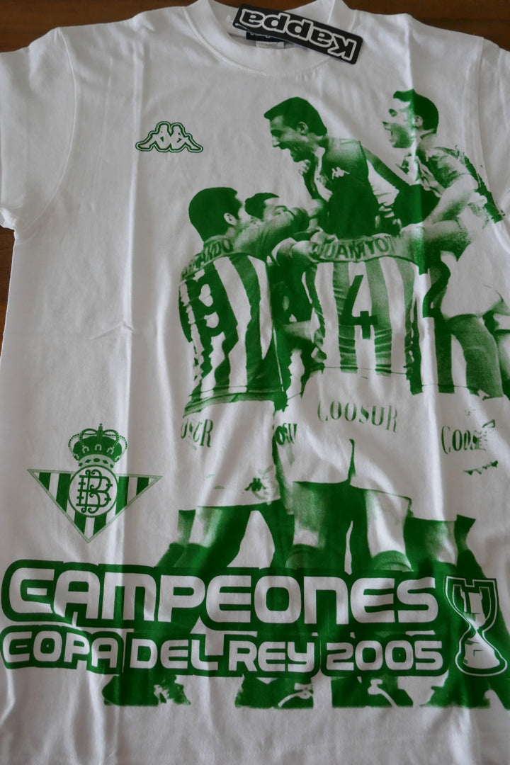 Betis Seville - T-Shirt Vainqueur Coupe du Roi 2005 _ (L) #02853