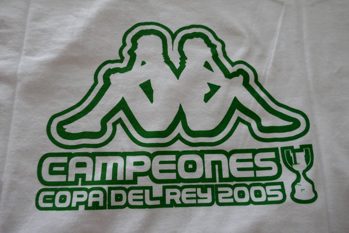 Betis Seville - T-Shirt Vainqueur Coupe du Roi 2005 _ (L) #02853