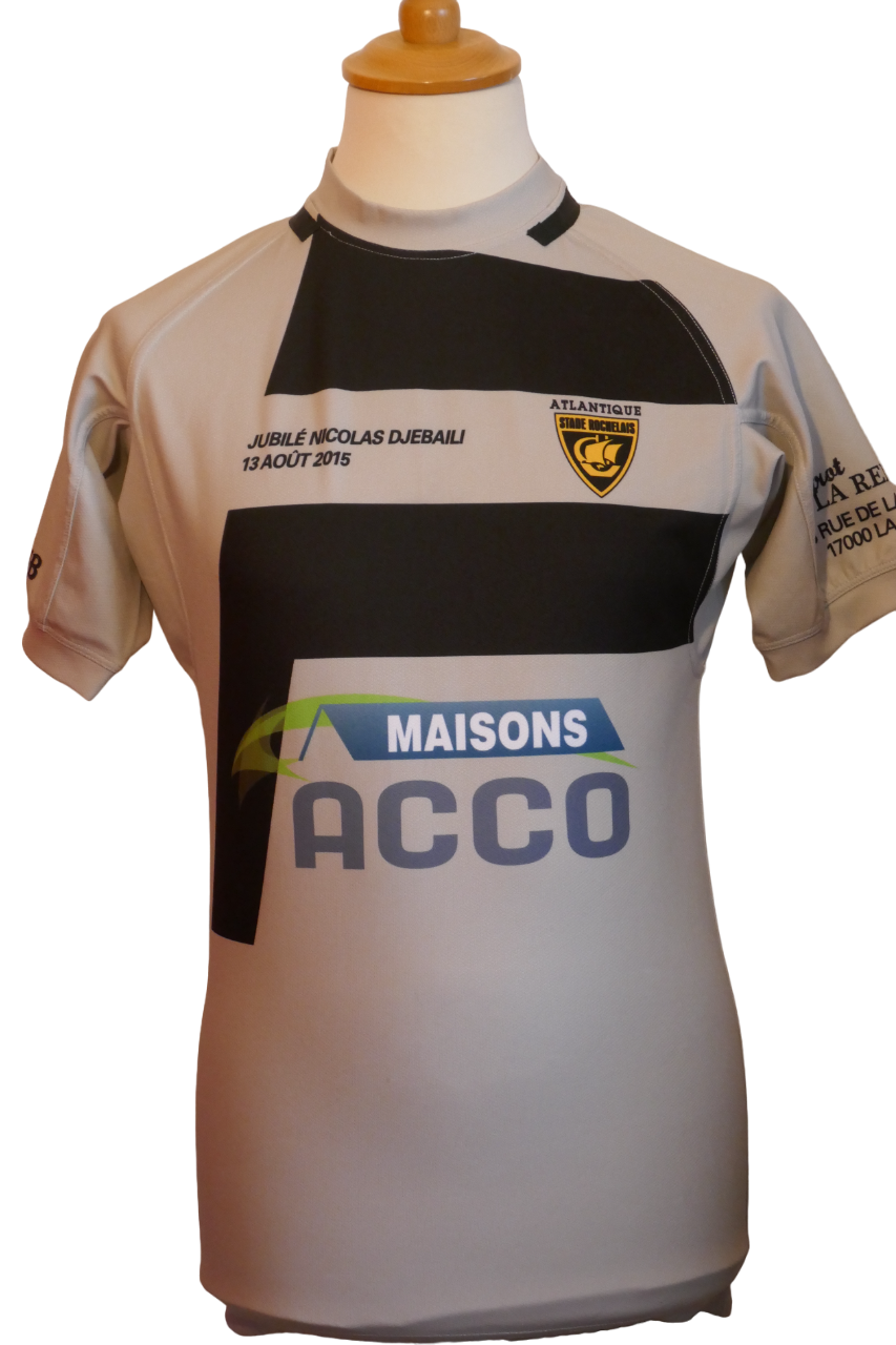 Stade Rochelais - Jubilé Nicolas Djebaili - Maillot Porté par Gerald Merceron _ (L) #02949