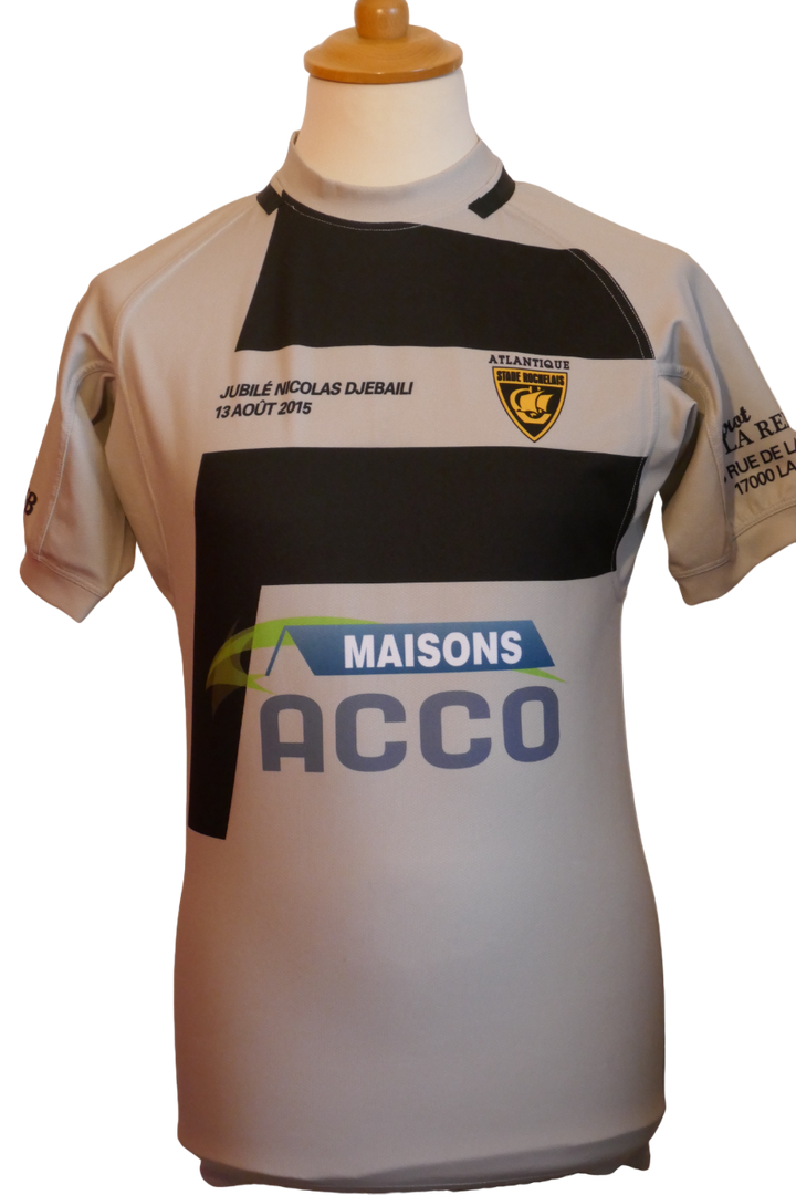 Stade Rochelais - Jubilé Nicolas Djebaili - Maillot Porté par Gerald Merceron _ (L) #02949