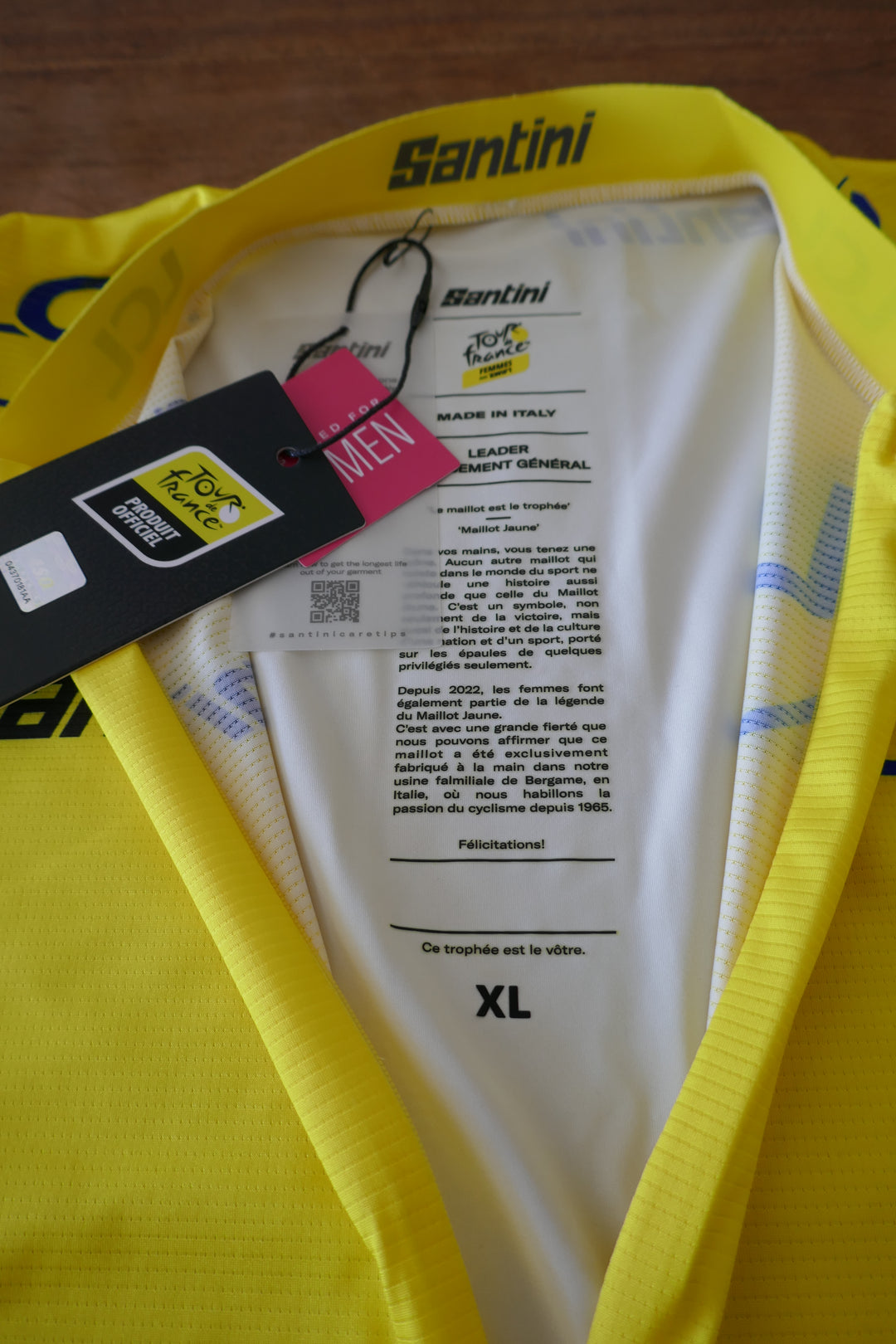 Tour de France Femmes avec Zwift 2024 - Maillot jaune _ (XL) #02982