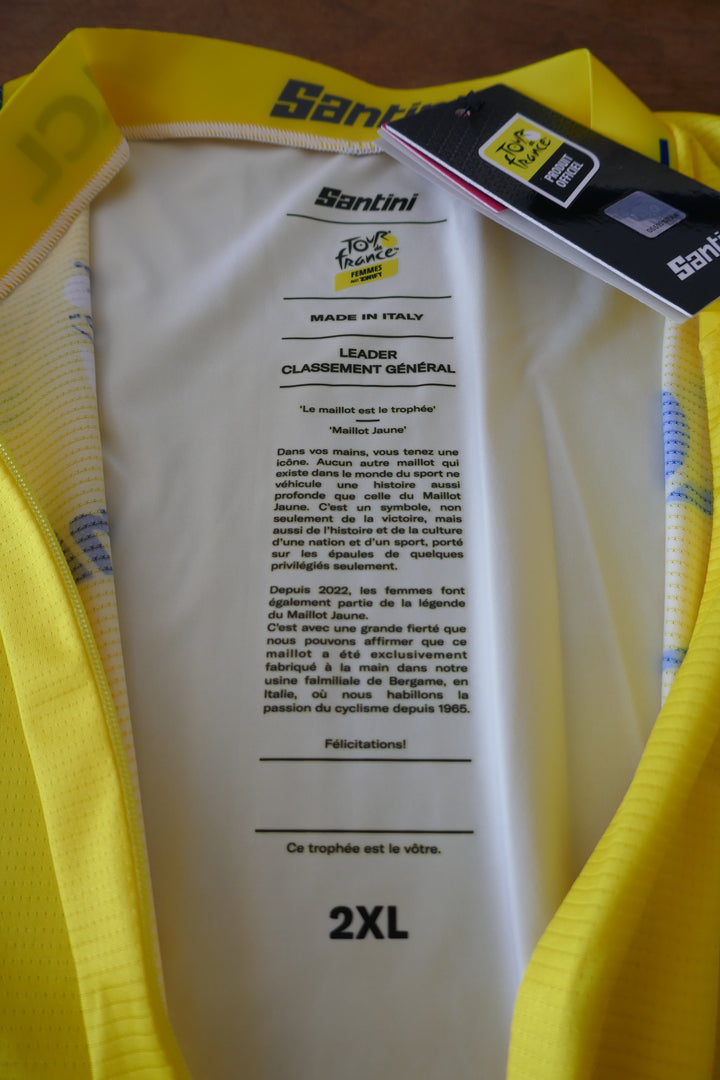 Tour de France Femmes avec Zwift 2024 - Maillot jaune _ (XXL) #02983