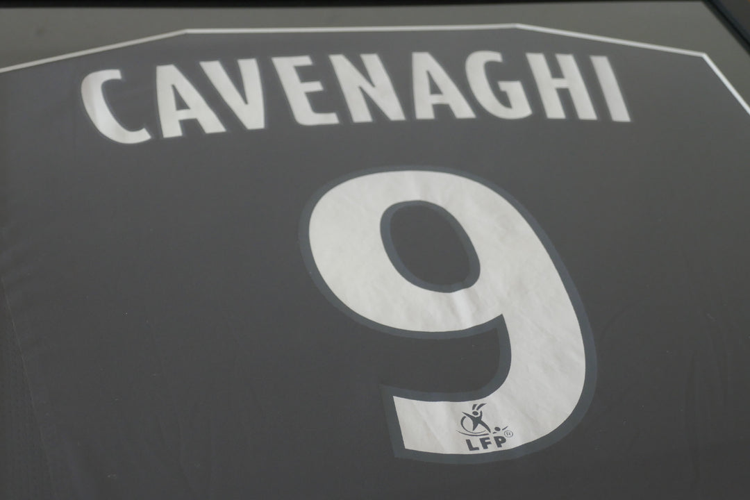 FC Girondins de Bordeaux - Fernando Cavenaghi - Maillot 2008/09 porté et encadré