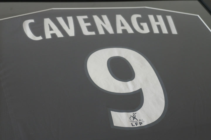FC Girondins de Bordeaux - Fernando Cavenaghi - Maillot 2008/09 porté et encadré