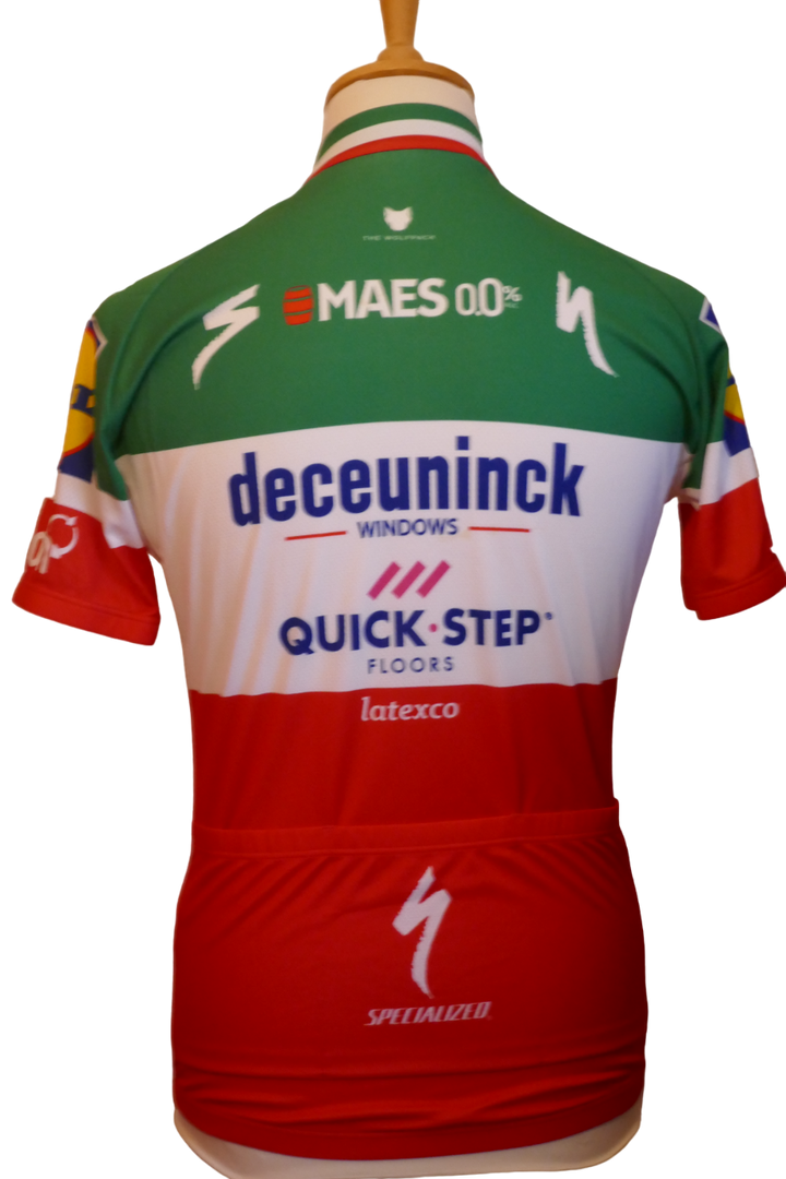 Quick Step Deceuninck - Elia Viviani  - Maillot champion d'Italie 2018 _ (L) #03006