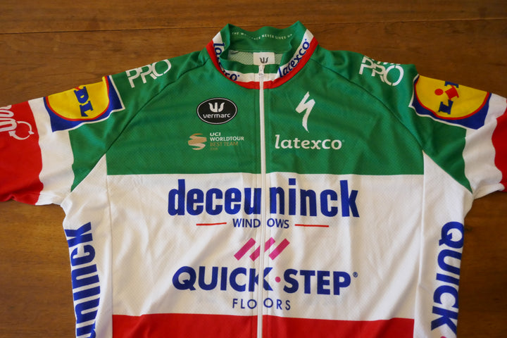 Quick Step Deceuninck - Elia Viviani  - Maillot champion d'Italie 2018 _ (L) #03006