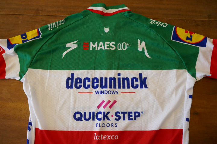 Quick Step Deceuninck - Elia Viviani  - Maillot champion d'Italie 2018 _ (L) #03006
