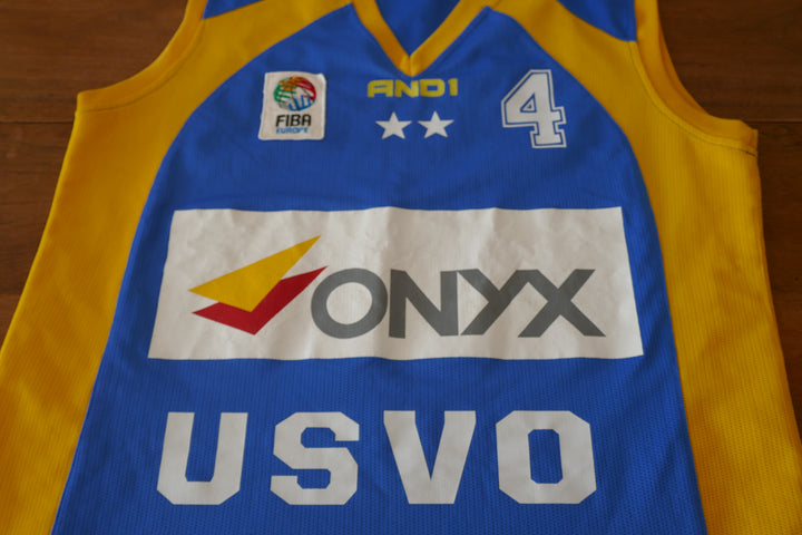 US Valenciennes Olympic 2004/05 - Lucienne Berthieu - Maillot porté et signé _ (XL) #03058