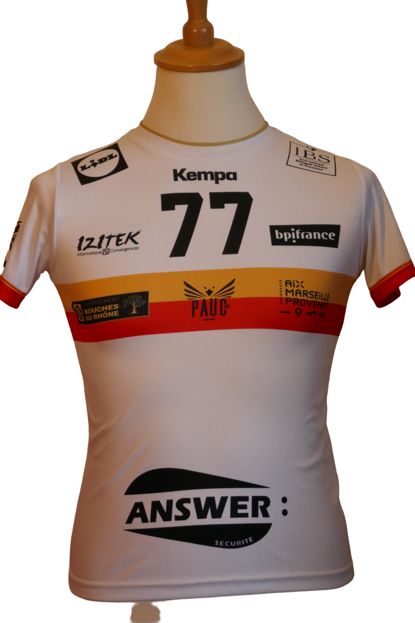 Provence Aix Université Club Handball 2022/23 - Nicolas Claire - Maillot _ (XS) #03155