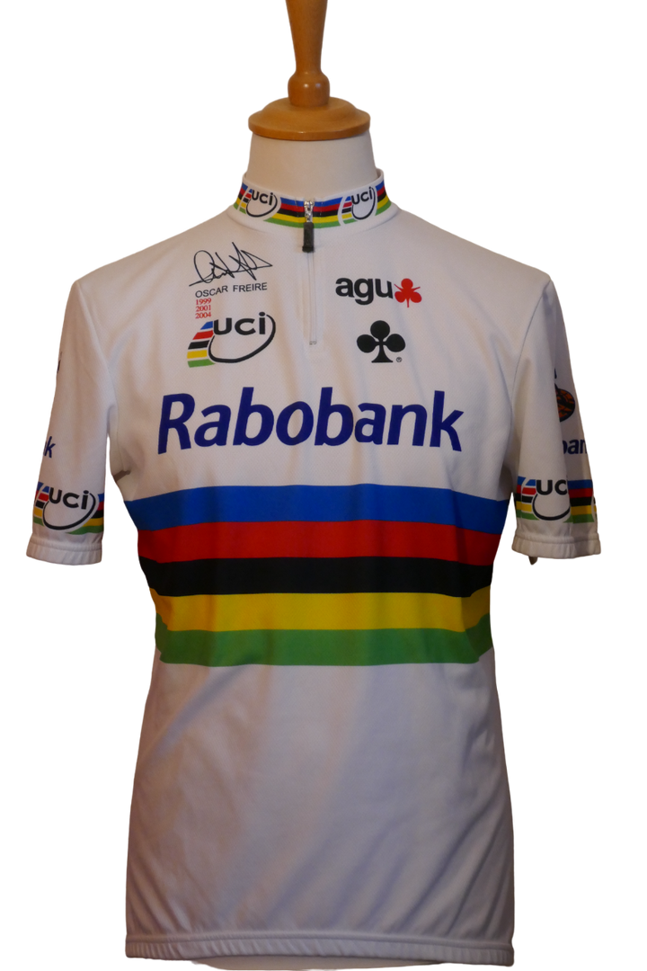 Rabobank 2004 - Oscar Freire - Maillot Champion du monde _ (XL) #03134