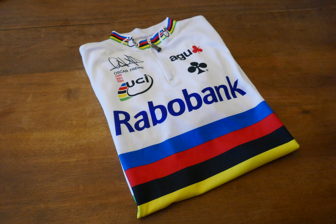 Rabobank 2004 - Oscar Freire - Maillot Champion du monde _ (XL) #03134