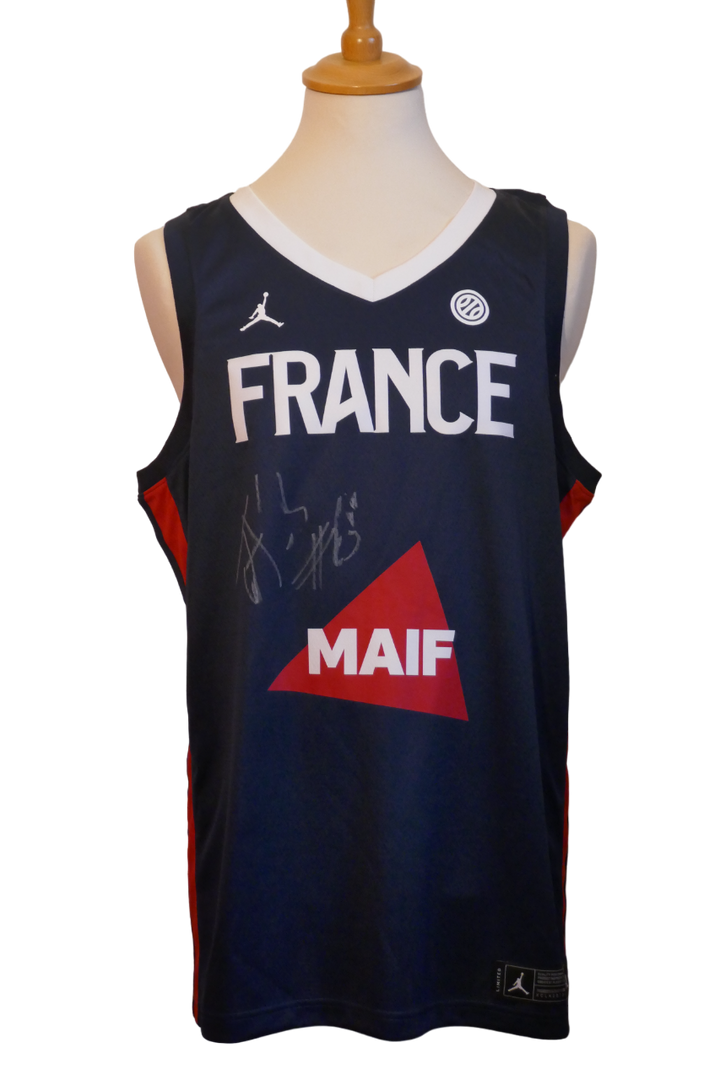 France 2019 - Axel Toupane - Maillot Signé _ #03133