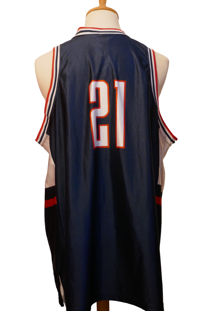 Connecticut Huskies 1990' - Ricky Moore - Maillot _ (XXL) #03152