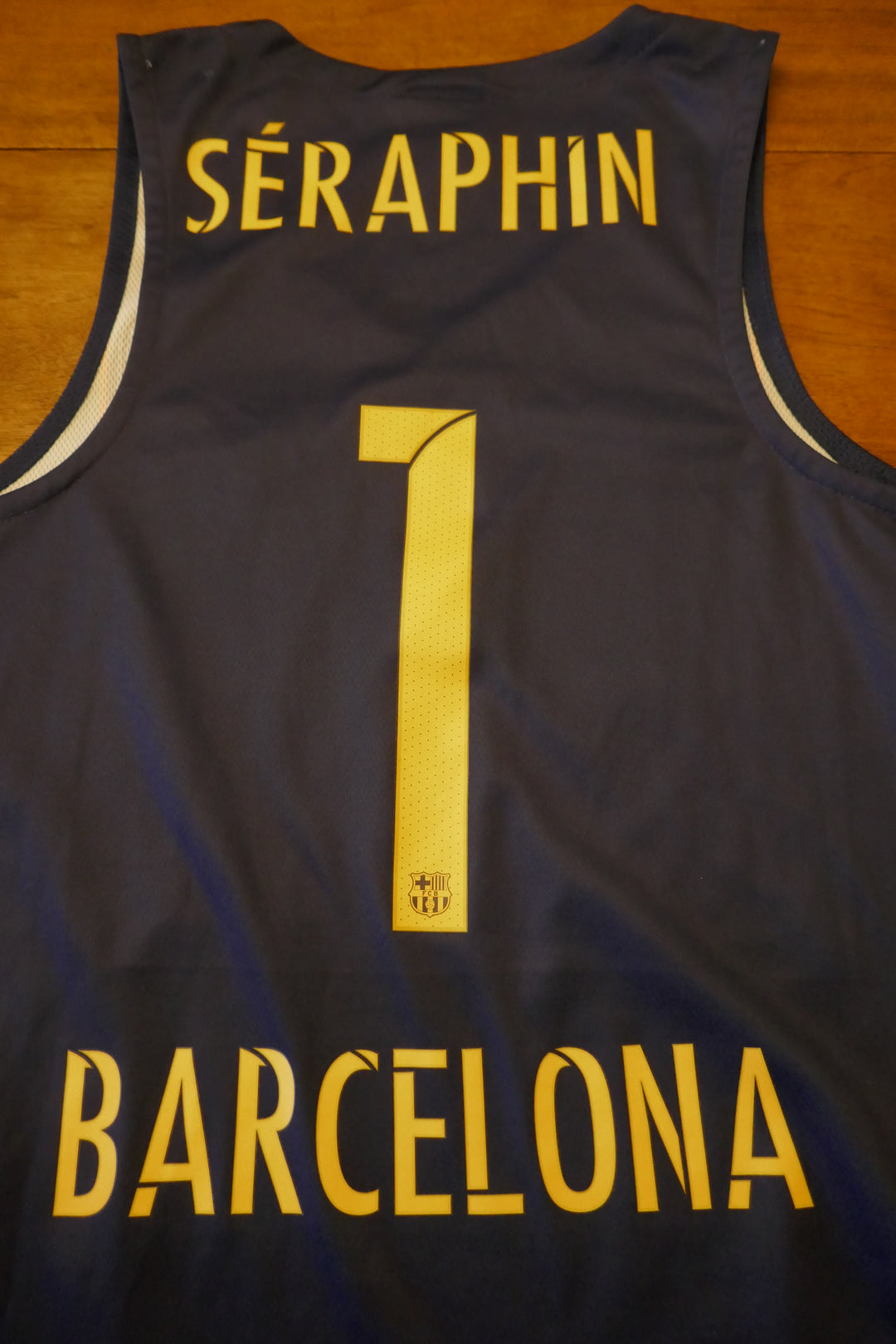 FC Barcelone 2017/18 - Kevin Seraphin - Maillot  _ (S) #03181