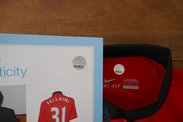 Manchester United - Marouane Fellaini - Maillot 2013/14 Signé _ (L) #03262