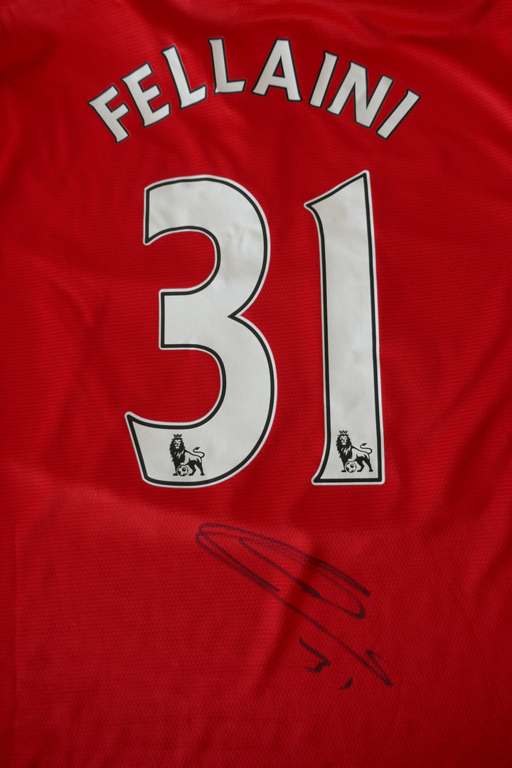 Manchester United - Marouane Fellaini - Maillot 2013/14 Signé _ (L) #03262