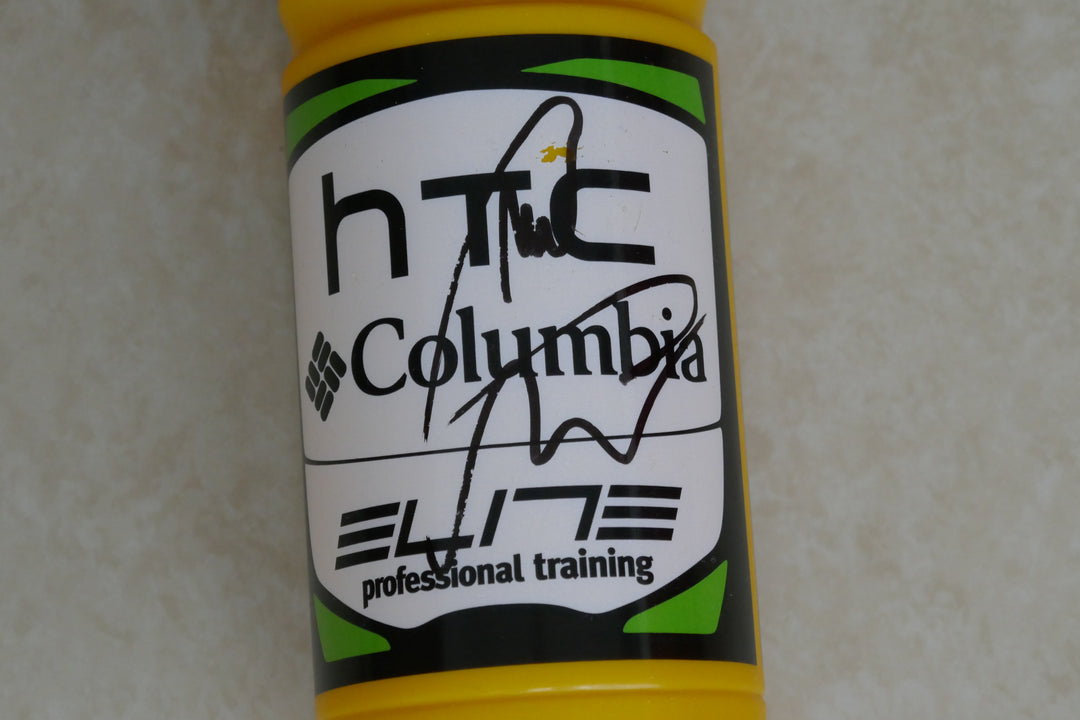 HTC Columbia - Mark Cavendish - Bidon signé _ #02989