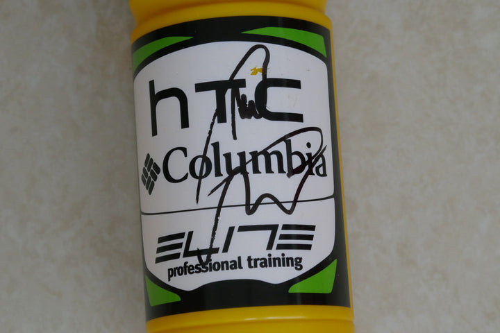 HTC Columbia - Mark Cavendish - Bidon signé _ #02989
