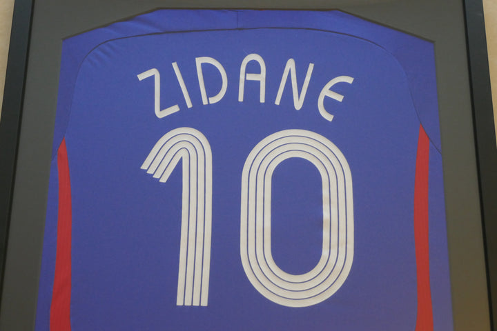France - Zinedine Zidane - Maillot 2006 Encadré _ #03156