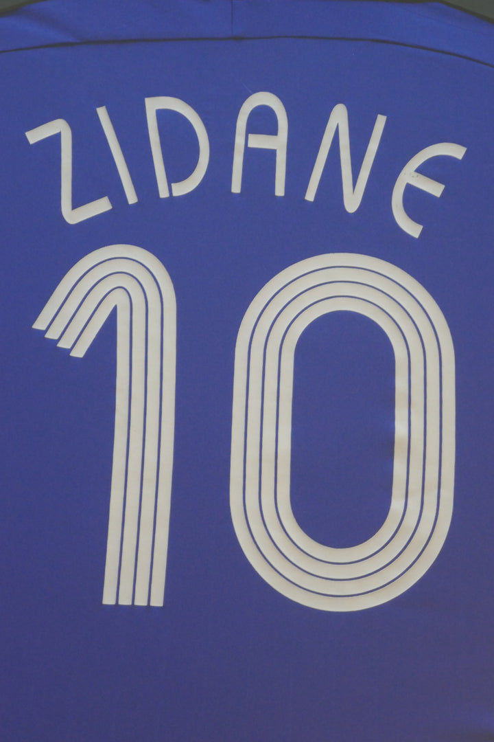 France - Zinedine Zidane - Maillot 2006 Encadré _ #03156