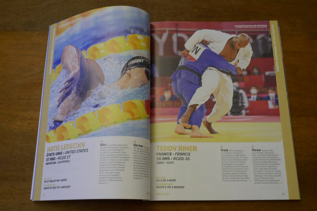 Jeux Olympiques Paris 2024- Programme Officiel _ #03415