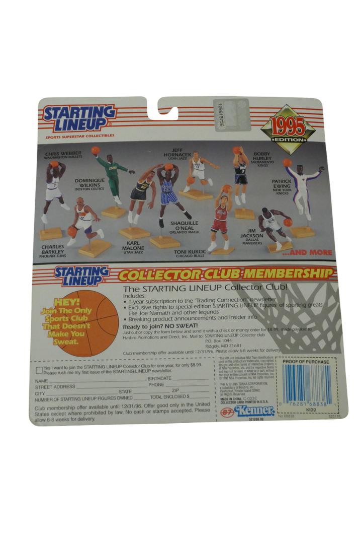 Dallas Mavericks - Jason Kidd - Figurine NBA Starting Lineup 1995 _ #03451