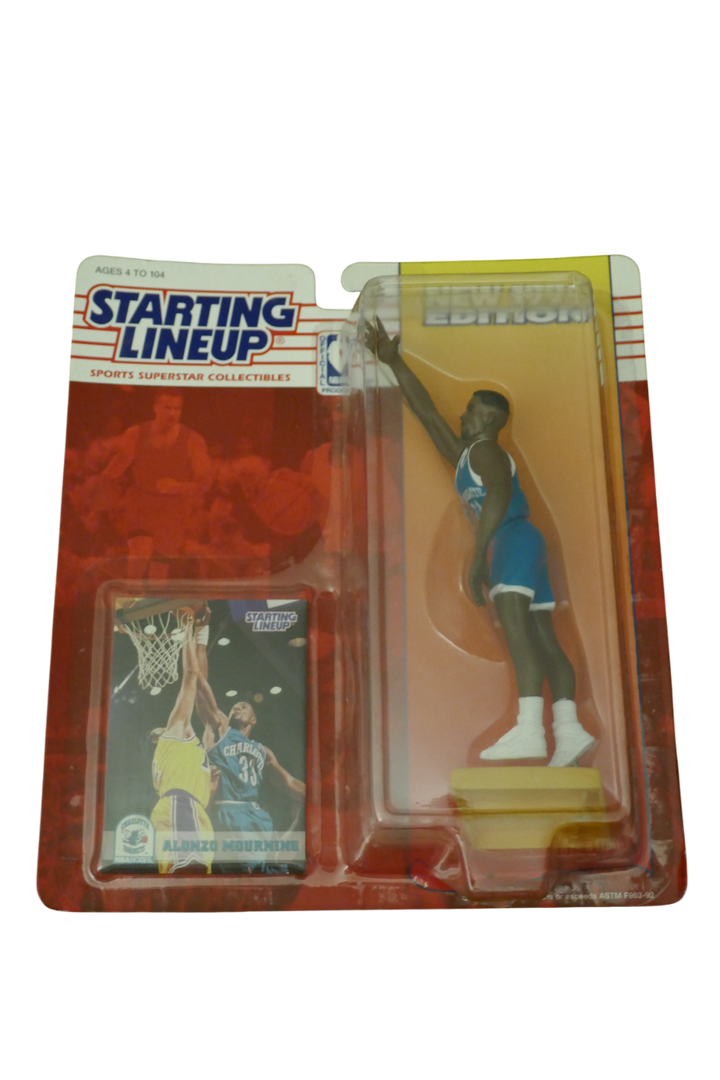 Charlotte Hornets - Alonzo Mourning - Figurine NBA Starting Lineup 1994 _ #03453