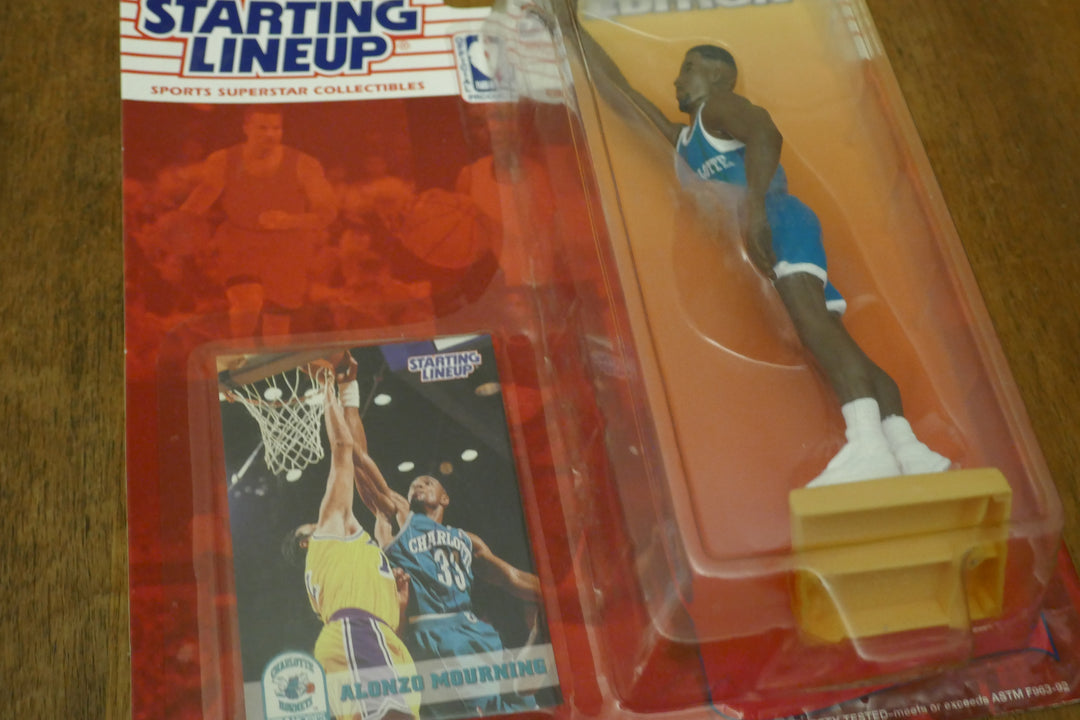 Charlotte Hornets - Alonzo Mourning - Figurine NBA Starting Lineup 1994 _ #03453