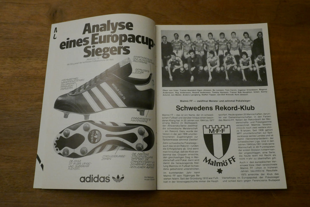 Programme Champions League Finale 1978/79 - Malmö FF / Nottingham Forest _ #03381