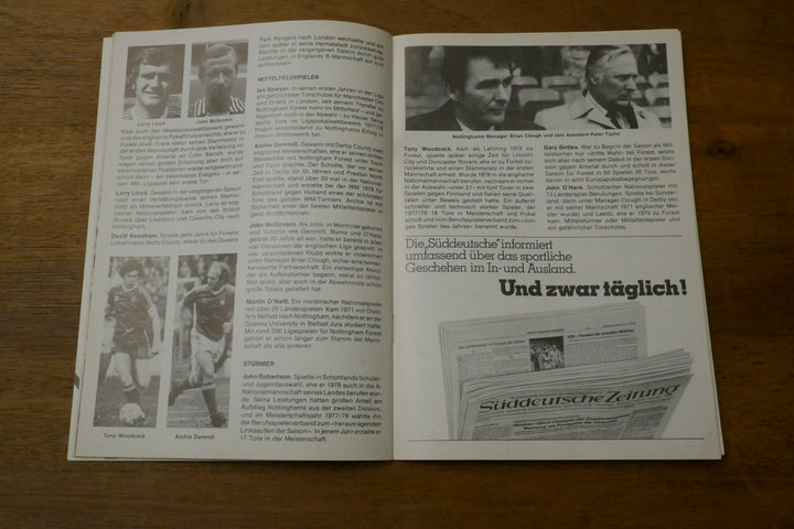 Programme Champions League Finale 1978/79 - Malmö FF / Nottingham Forest _ #03381