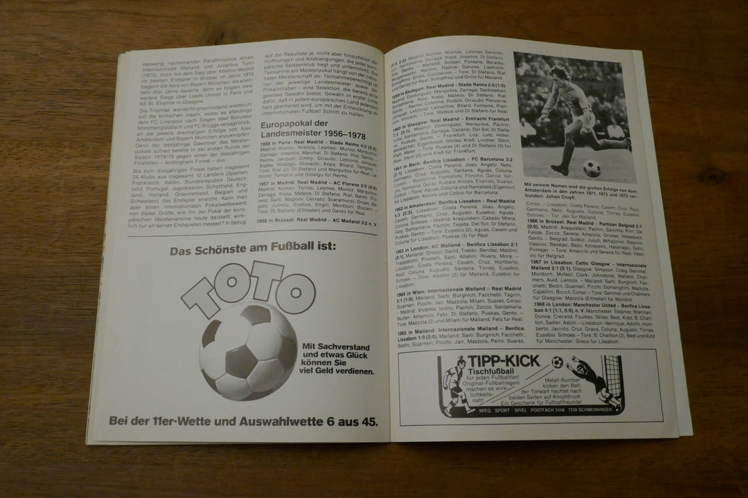 Programme Champions League Finale 1978/79 - Malmö FF / Nottingham Forest _ #03381