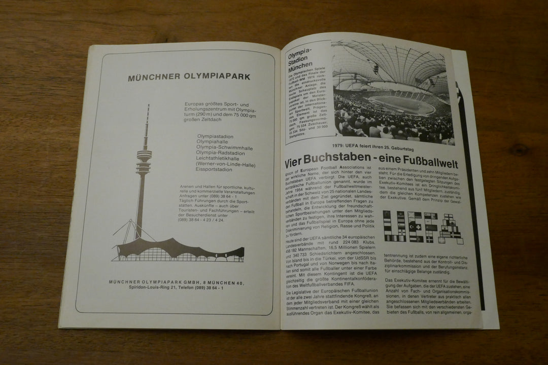 Programme Champions League Finale 1978/79 - Malmö FF / Nottingham Forest _ #03381