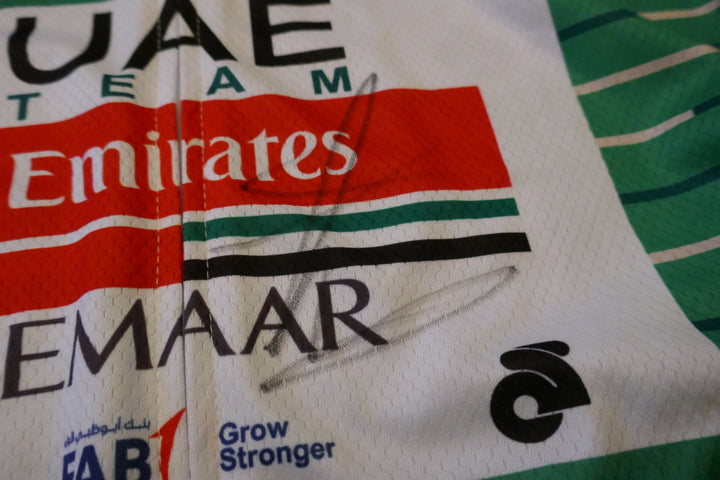 UAE Tour 2019 - UAE Team Emirates - Fernando Gaviria - Maillot Vert Signé _ (XL) #03476