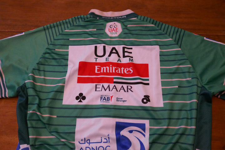 UAE Tour 2019 - UAE Team Emirates - Fernando Gaviria - Maillot Vert Signé _ (XL) #03476