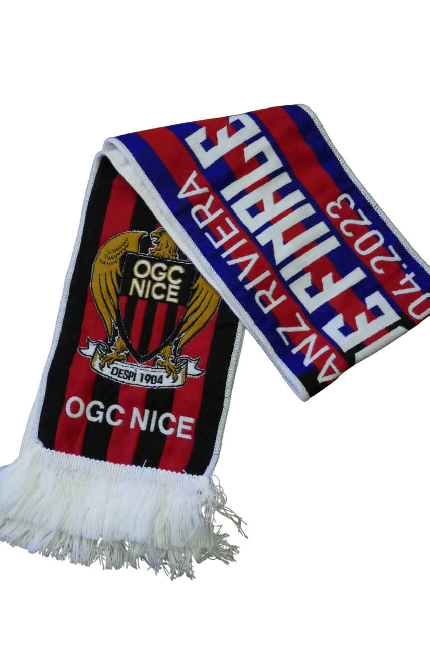 OGC Nice - FC Bâle - Echarpe 1/4 Europa League 2022/23 _ #03460
