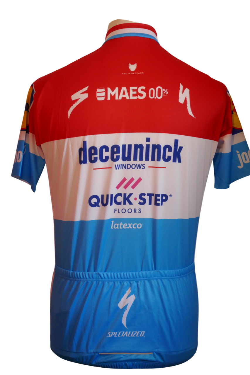 Quick Step 2019 - Bob Jungels - Maillot Champion du Luxembourg _ (XXL) #03551