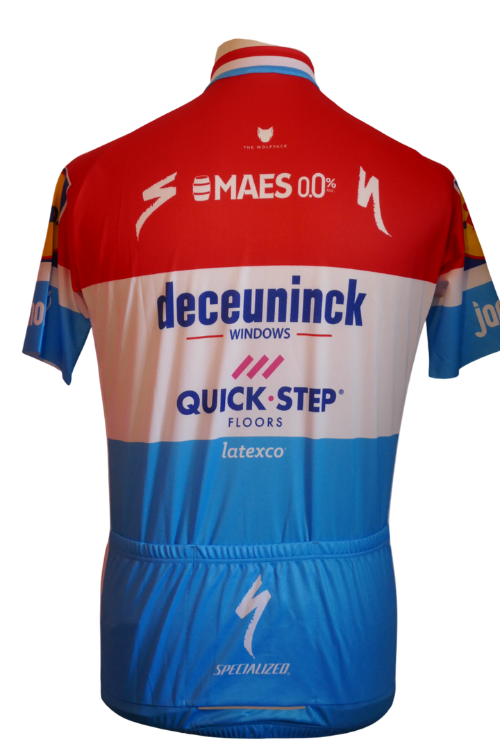 Quick Step 2019 - Bob Jungels - Maillot Champion du Luxembourg _ (XXL) #03551