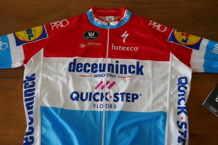 Quick Step 2019 - Bob Jungels - Maillot Champion du Luxembourg _ (XXL) #03551
