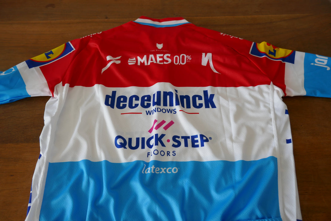 Quick Step 2019 - Bob Jungels - Maillot Champion du Luxembourg _ (XXL) #03551